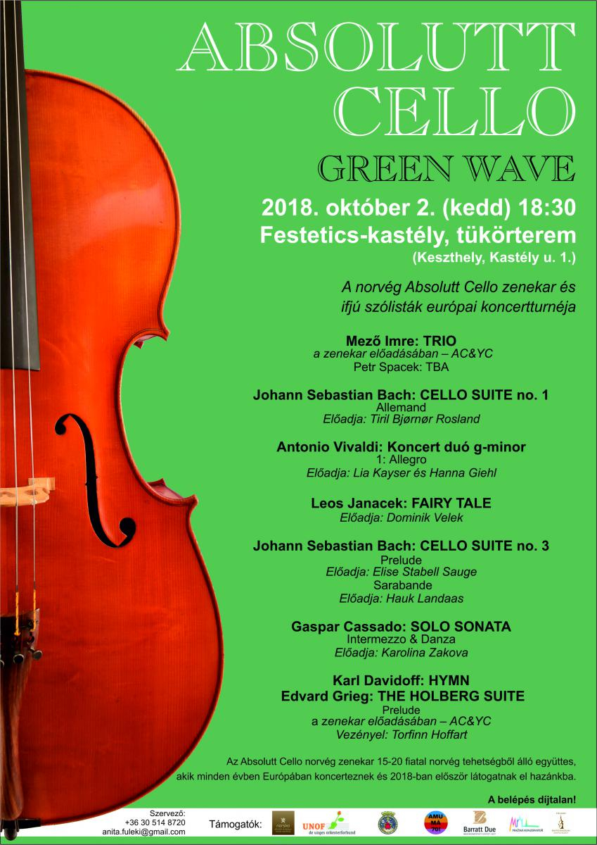 Absolutt Cello Green Wave
